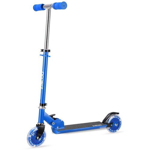  Dječji romobil sa LED kotačima plavi Slike