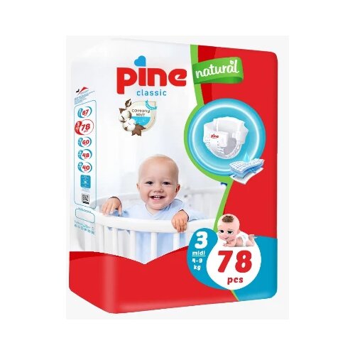 Pine Pelene Classic Natural 3, Jumbo, 4-9 kg, 78/1 Slike