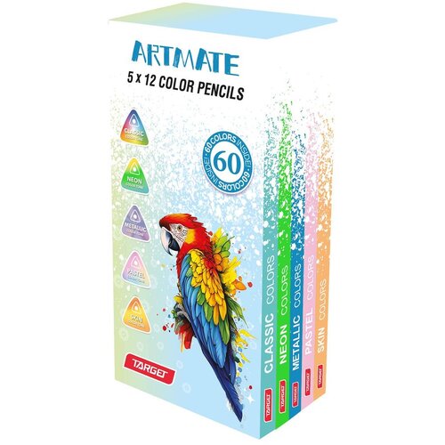 Target trokutaste bojice Artmate set 5x12 28780 Slike