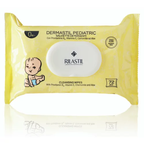 Rilastil Dermastil Pediatric, robčki za čiščenje in pomirjanje kože