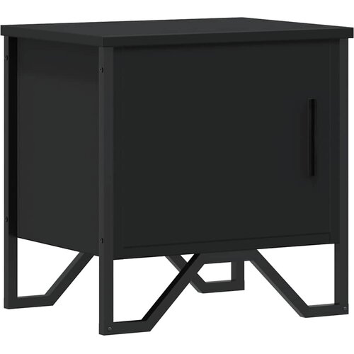 Maison Chic Nočna omarica - Nočna miza črna 40x30x40 cm iverna plo&amp;scaron;ča, (21688401) Slike
