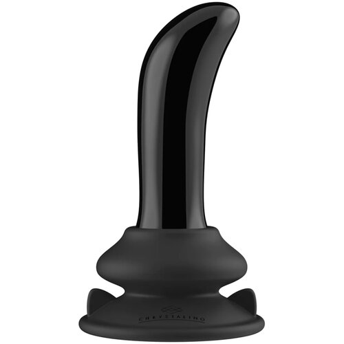 Chrystalino by Shots vibro dildo Prickly - Smooth Glass G-Spot Vibrator Slike