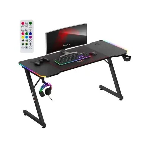 Huzaro Hero 3.3 Crni RGB Gaming sto 140x60cm Cene