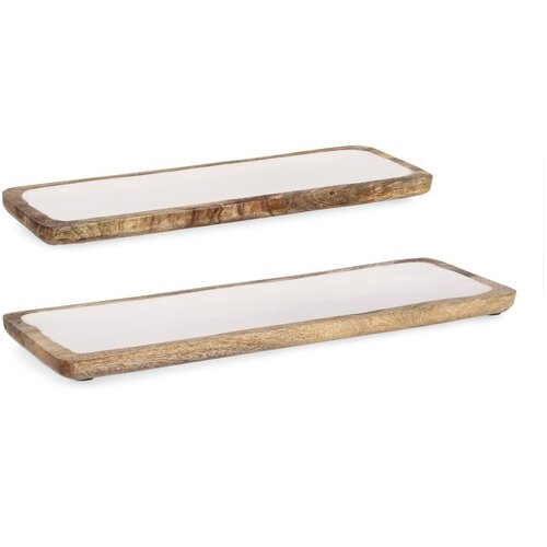 YES EVERYDAY Pladnjevi u setu 2 kom 15x46 cm Knossos – Cene