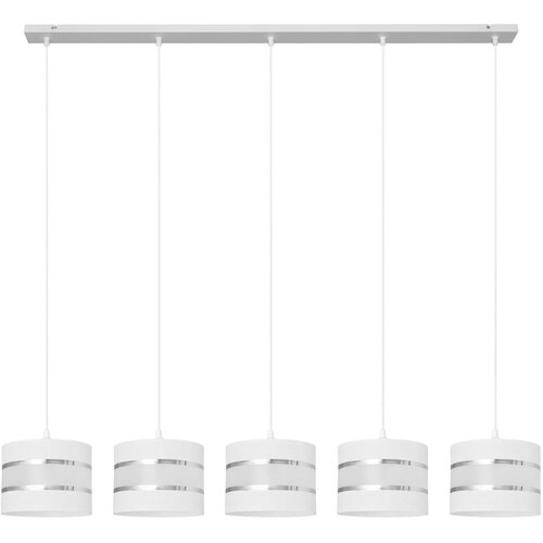 Luster na sajli HELEN 5xE27/15W/230V bela Cene
