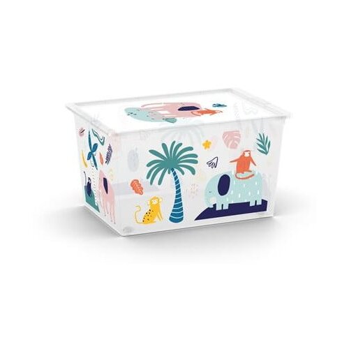 Kis Bijela plastična dječja kutija za pohranu 55x39x31 cm C Box Style &amp;ndash; Slike