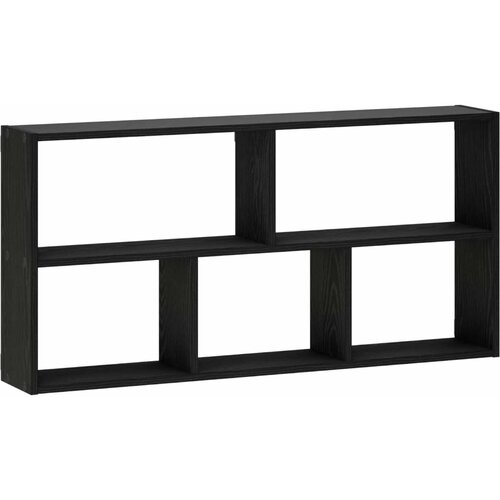  Polica na zidu Crni hrast 102 x 17 x 50 cm Konstruirano drvo Slike