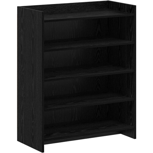 VidaXL Ormar za cipele Crni hrast 73 5 x 36 x 92 cm Konstruirano drvo - Crni hrast Slike