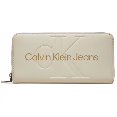 Calvin Klein Jeans Velika ženska denarnica K60K607634 Écru