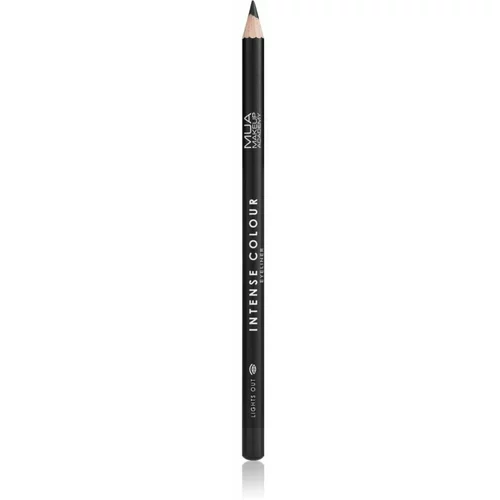 MUA Makeup Academy Intense Colour svinčnik za oči z intenzivno barvo odtenek Lights Out 1.5 g