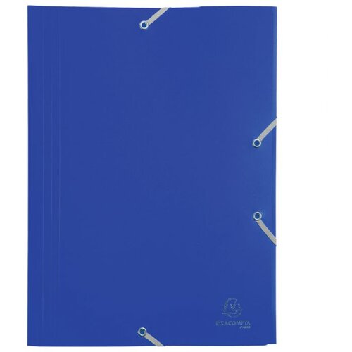  Fascikl klapa s gumicom pp A4 Exacompta 55902E plavi Cijene
