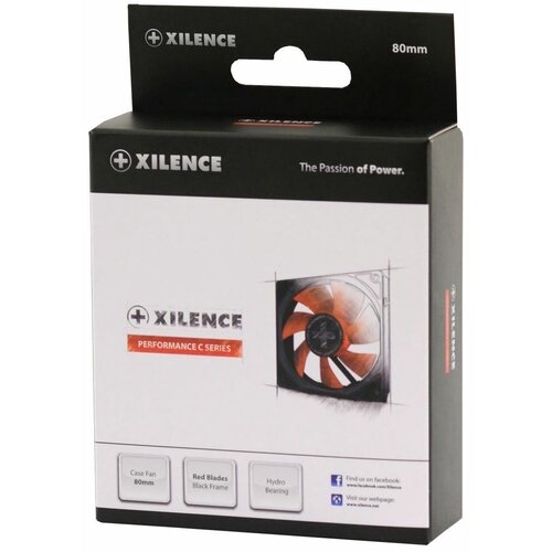 Xilence ventilator 8x8x2,5cm 12v 3/4p redwing XF037 (XPF80.R) Cene