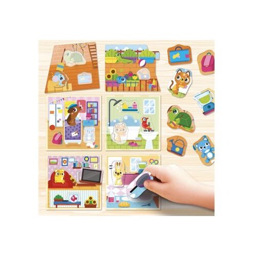 Lisciani Montessori edukativna kutija Kućica za bebe 100613 Slike