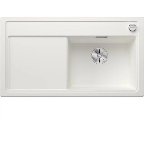 Blanco sudoper ZENAR 5 S InFino SILGRANIT BIJELA, bez pribora, BAZEN DESNO, s dalj. upr. Slike
