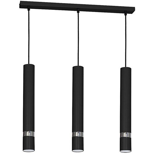  Luster na sajli JOKER 3xGU10/25W/230V crna/sjajni hrom Cene
