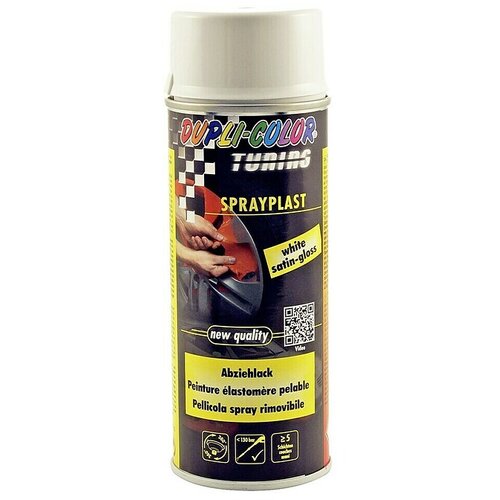 Dupli color Tuning Odlepni lak SPRAYPLAST (Bela, 400 ml) Slike