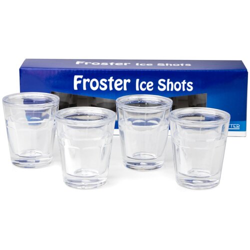  Hladilni kozarčki za žganje Ice Shots 4 kosi - Froster - Dekli&amp;scaron;čina - Za 18 let - Poletni hiti Slike