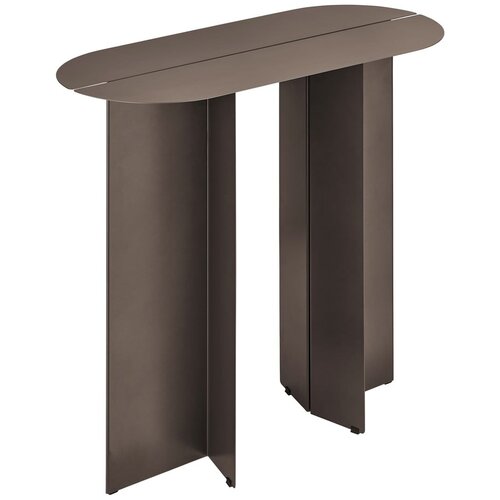 Blomus Rjava jeklena stranska mizica 35x80 cm Oru &amp;ndash; Slike