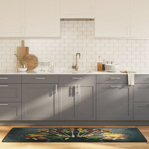 vidaXL Kuhinjski tepih raznobojni 60 x 180 cm perivi i protuklizni Cijene