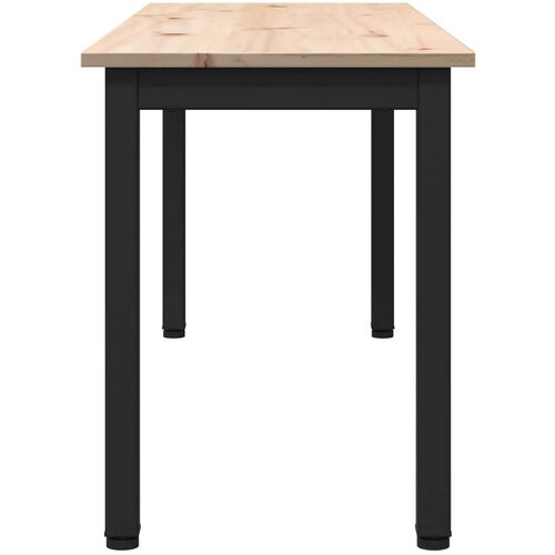  Klupa Prirodna 110 x 35 x 45 cm Čvrsto borovo drvo Slike