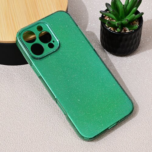 Teracell Torbica Sparkle Dust za iPhone 16 Pro Max 6.9 zelena Slike