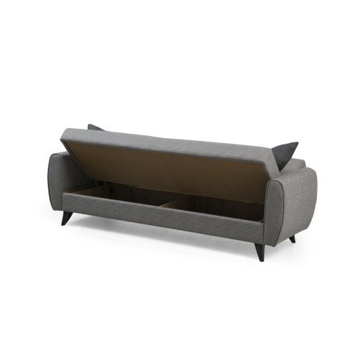 Atelier Del Sofa Alkon sklopiva sofa 214x86x77cm Svijetlosiva Cene