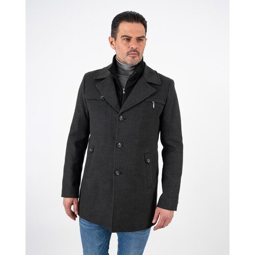 La Force Fashion muški kaput CM-N-6013 - tamno siva Cene