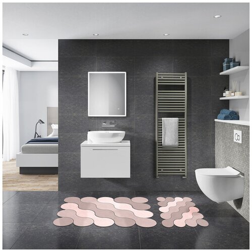 Lessentiel Maison 21011715PU Otirač za kupatilo, 2 komada, roze Cijene
