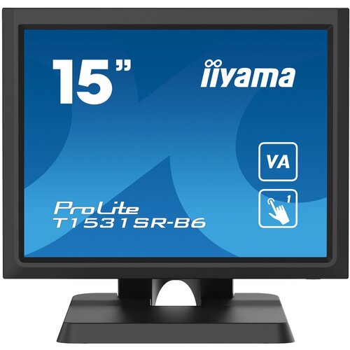 Iiyama Monitor LED T1531SR-B1S 15" VA, Res Touch, 1024x768, 1A1H1DP T1531SR-B1S Cene