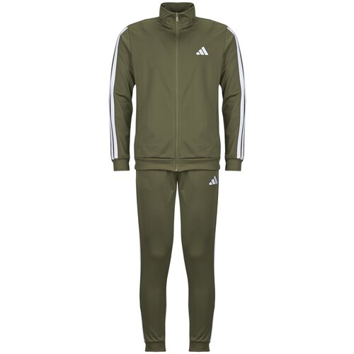 Adidas Trenirka komplet Sportswear Basic 3-Stripes Tricot Track Suit Zelena Slike