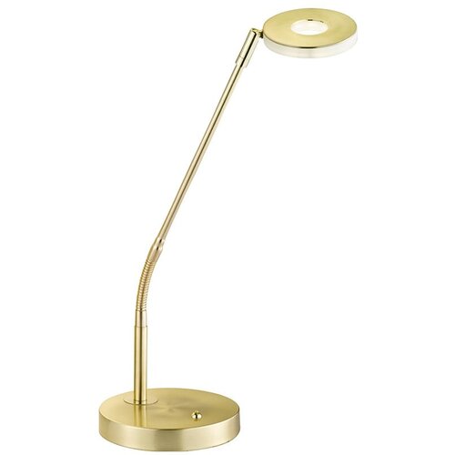 Fischer & Honsel LED zatemnitvena namizna svetilka v zlati barvi (višina 60 cm) Dent – Cene