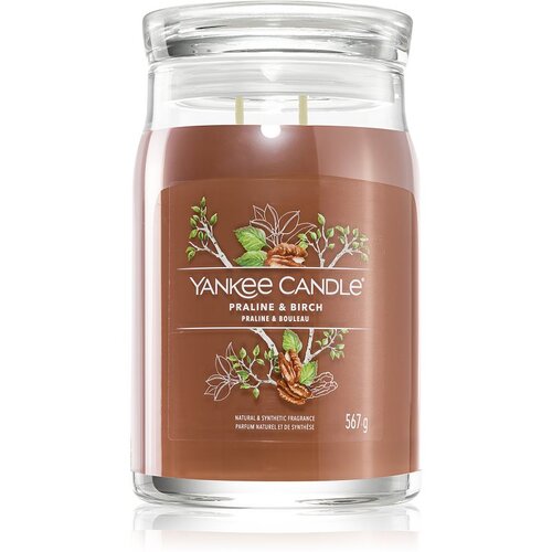 Yankee Candle Praline &amp;amp; Birch di&amp;scaron;eča sveča 567 g Slike