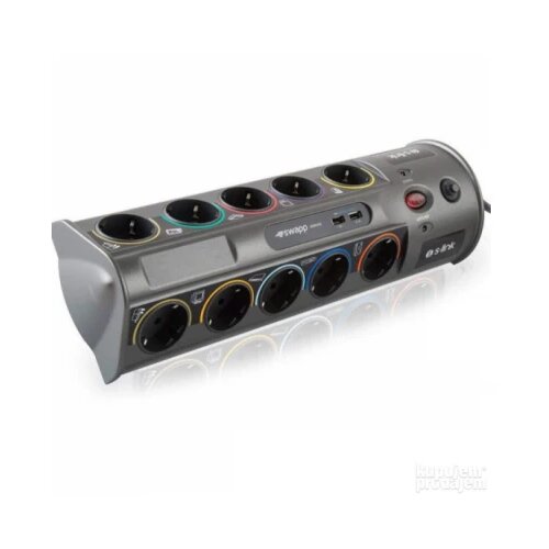  Kabl surge S-Link SP10AF 10xšuko/2xUSB Cene