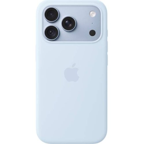 Apple Silikonski ovitek za iPhone 18 Pro modre barve MK8W4ZM/A z MagSafe Slike