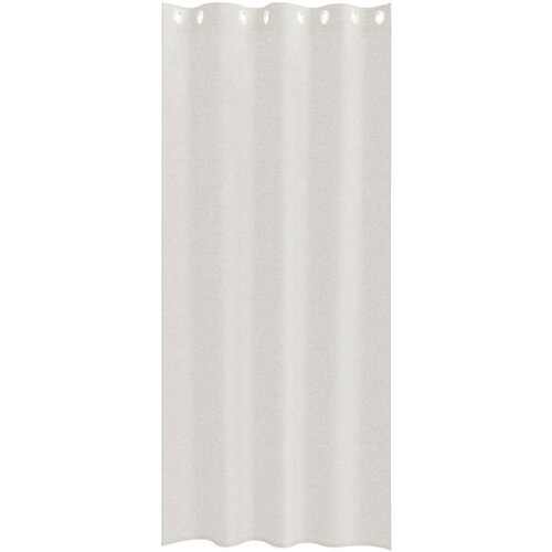Voile zavjesa sa zavjesama 2 pcs Krema 225 x 140 cm Poliester Slike