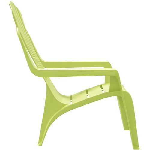  Vrtne stolice za djecu 2 kom zelene 37x34x44 cm PP izgled drva Slike