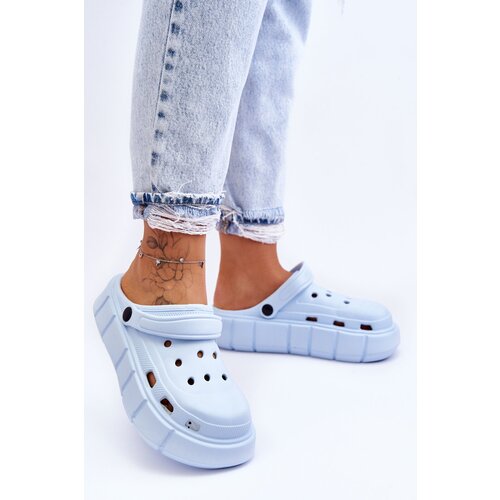 Boto PS1 Women&amp;#039;s Foam Platform Crocs Light blue Beckett Slike