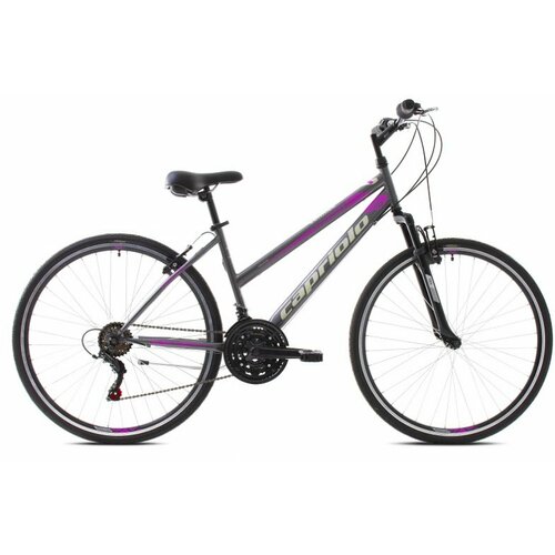 Capriolo ženski bicikl trek-sunrise l 28''/18HT siva-pink 81345 Slike