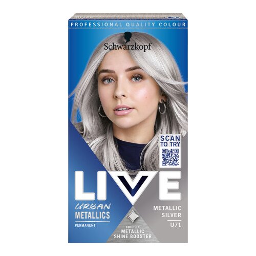Schwarzkopf Live Urban Metallics - Boja za kosu - U71 Metallic Silver Cene