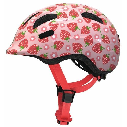 Abus Kaciga za bicikliste dečija Smiley Rose Strawberry Cene