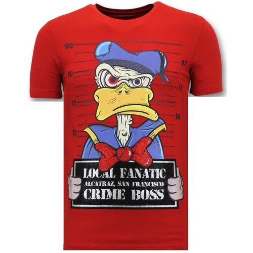 Lf Majice s kratkimi rokavi 107915405 Rdeča Cene