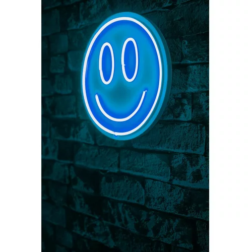 Wallity Ukrasna plastična LED rasvjeta, Smiley - Blue