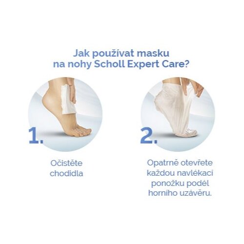Scholl Expert Care Intensive Nourishing Foot Mask Macadamia Oil hranljiva maska za stopala z oljem makadamije 1 ks za ženske Slike