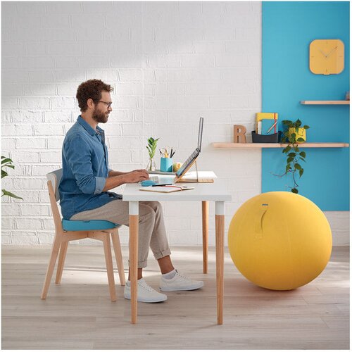  JASTUK ZA STOLICU ERGONOMSKI ERGO COSY LEITZ 52840061 PLAVI Slike