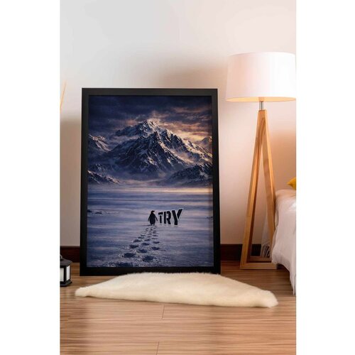 WALLXPERT Umjetnička slika u okviru - Multikolor 50 x 70 cm Cene