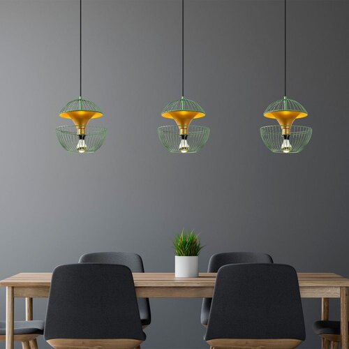 Opviq Luster Telmander-11430, 30x30x45-135cm, E27, Zelena Cene