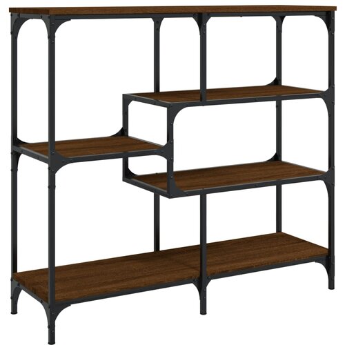 Maison Chic konzolna miza - miza ob steni rjav hrast 103x32x95 cm inženirski les, (21786313) Slike