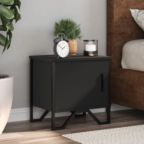 vidaXL Noćni ormarić crni 40 x 30 x 40 cm od iverice Cijene