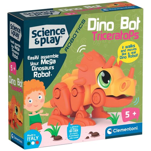 Clementoni igračka dinobot Triceratops žuta Cene