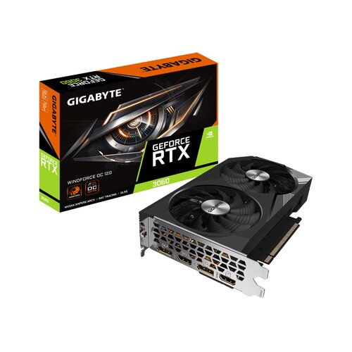 Gigabyte VGA RTX 3060 WF OC 12GB 2xDP, 2xHDMI GV-N3060WF2OC-12GD Cijene